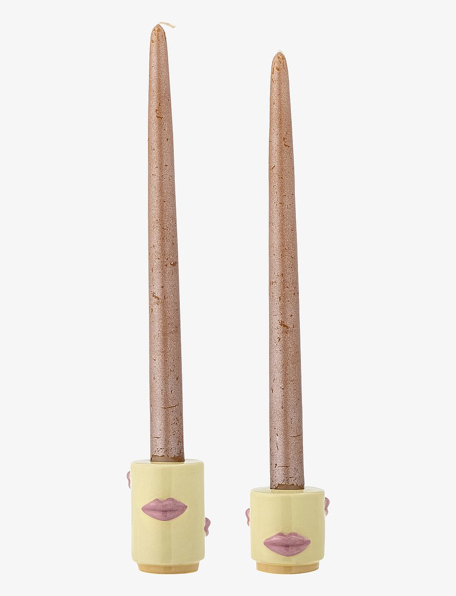 Bloomingville - Sassy Candle Holder - die niedrigsten preise - yellow - 2