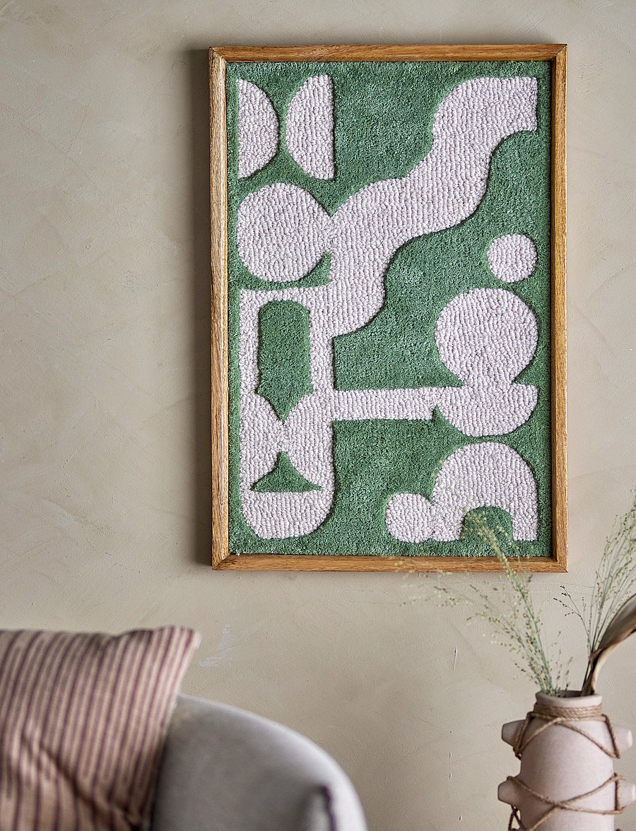 Bloomingville - Longton Wall Decor - seinakaunistused - green - 3