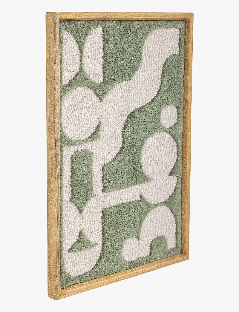 Bloomingville - Longton Wall Decor - wzory graficzne - green - 2