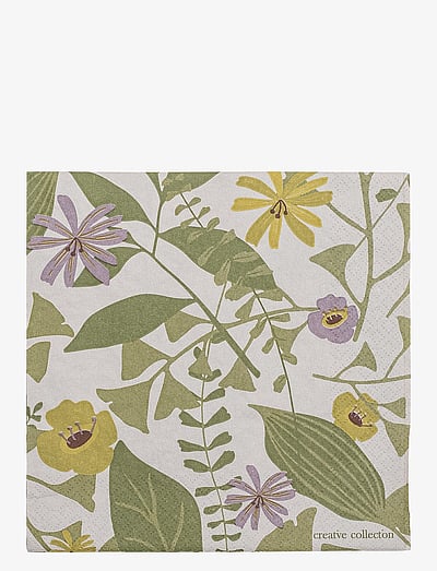 Bloomingville Camelie Napkin - Salvrätikud ja aksessuaarid - GREEN / green