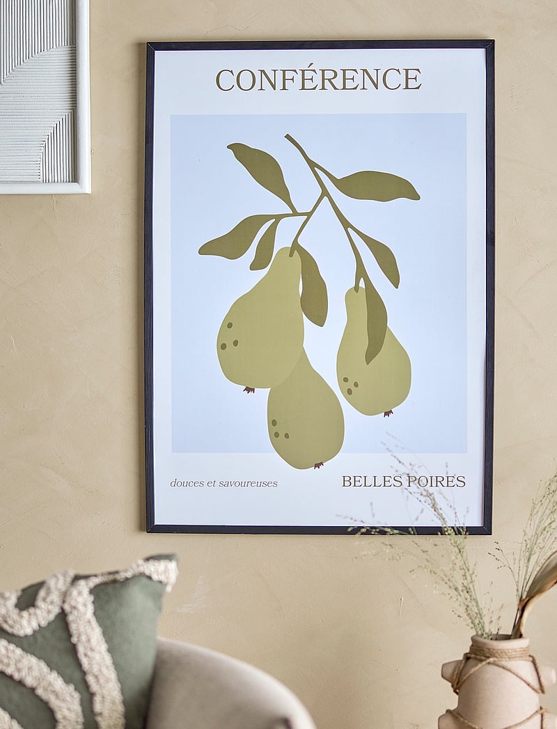 Bloomingville - Poire Illustration w/ Frame - essen - black - 2
