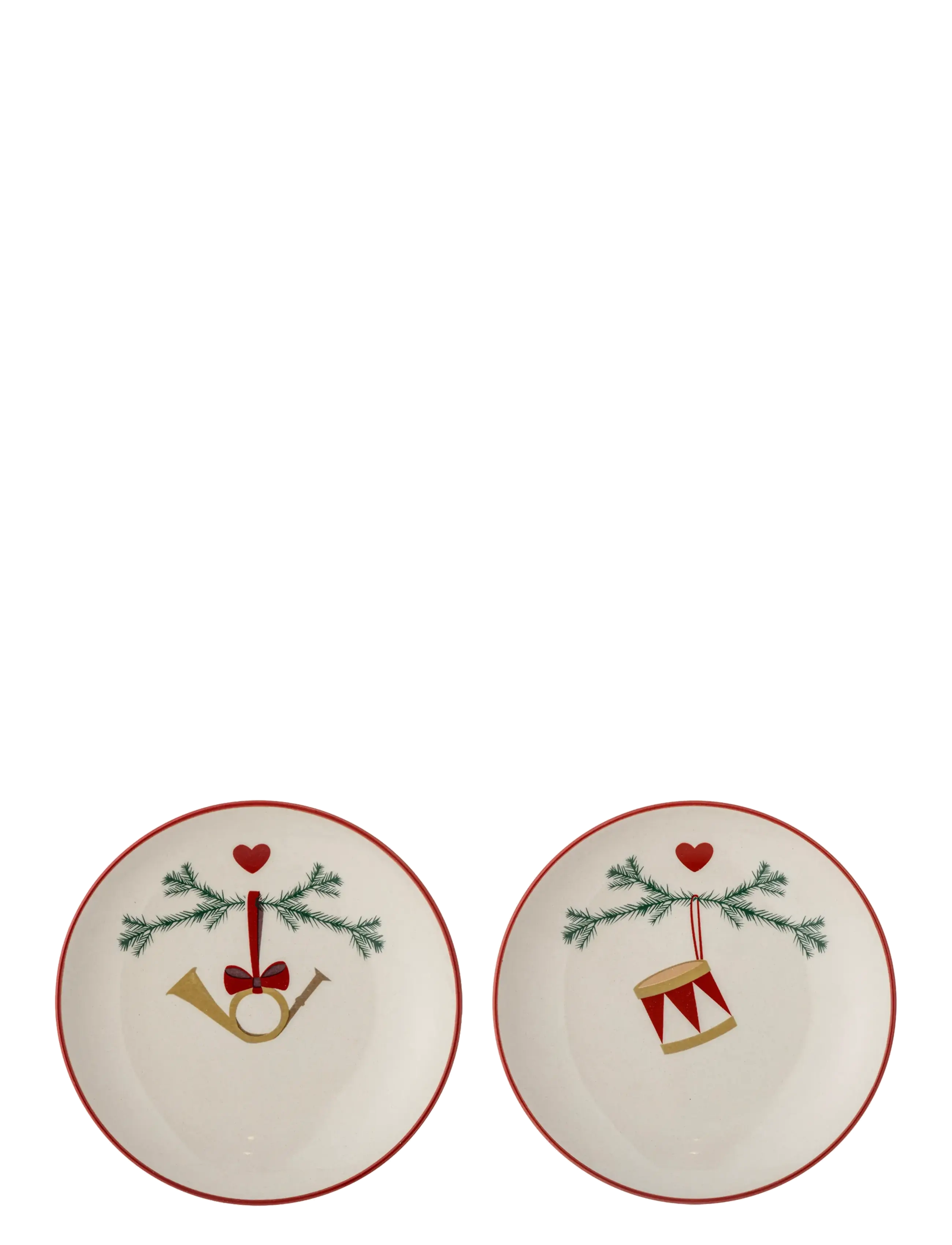 Bloomingville Yule Plate - Weihnachts-Tischgedecke - NATURAL / beige