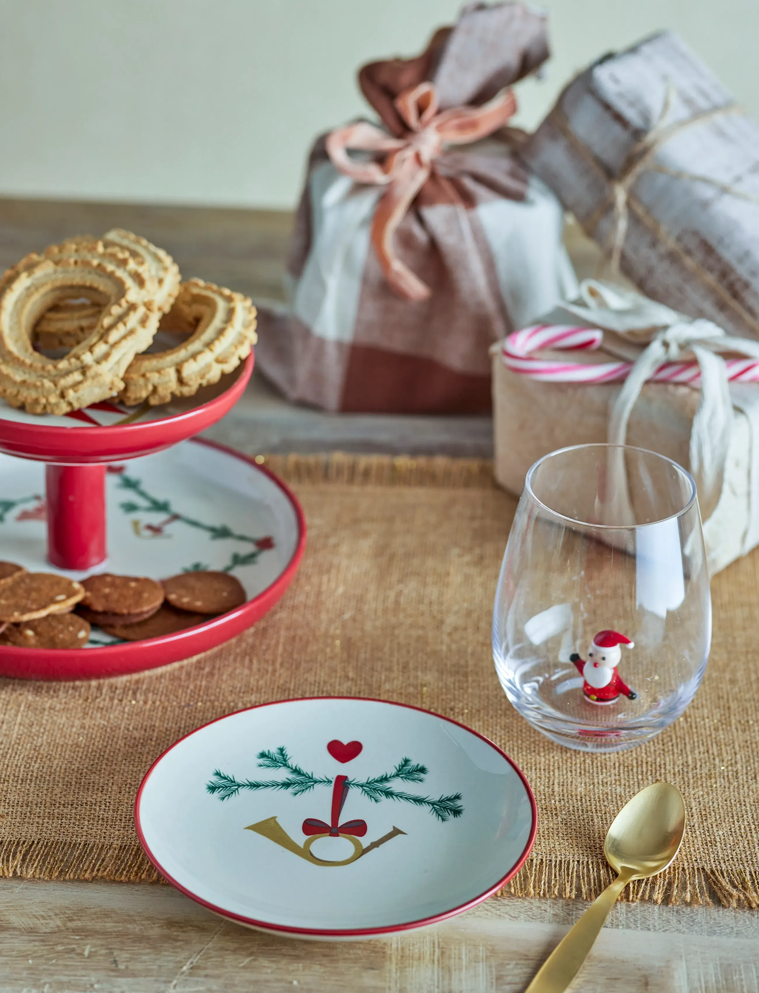 Bloomingville - Yule Plate - weihnachts-tischgedecke - natural - 0