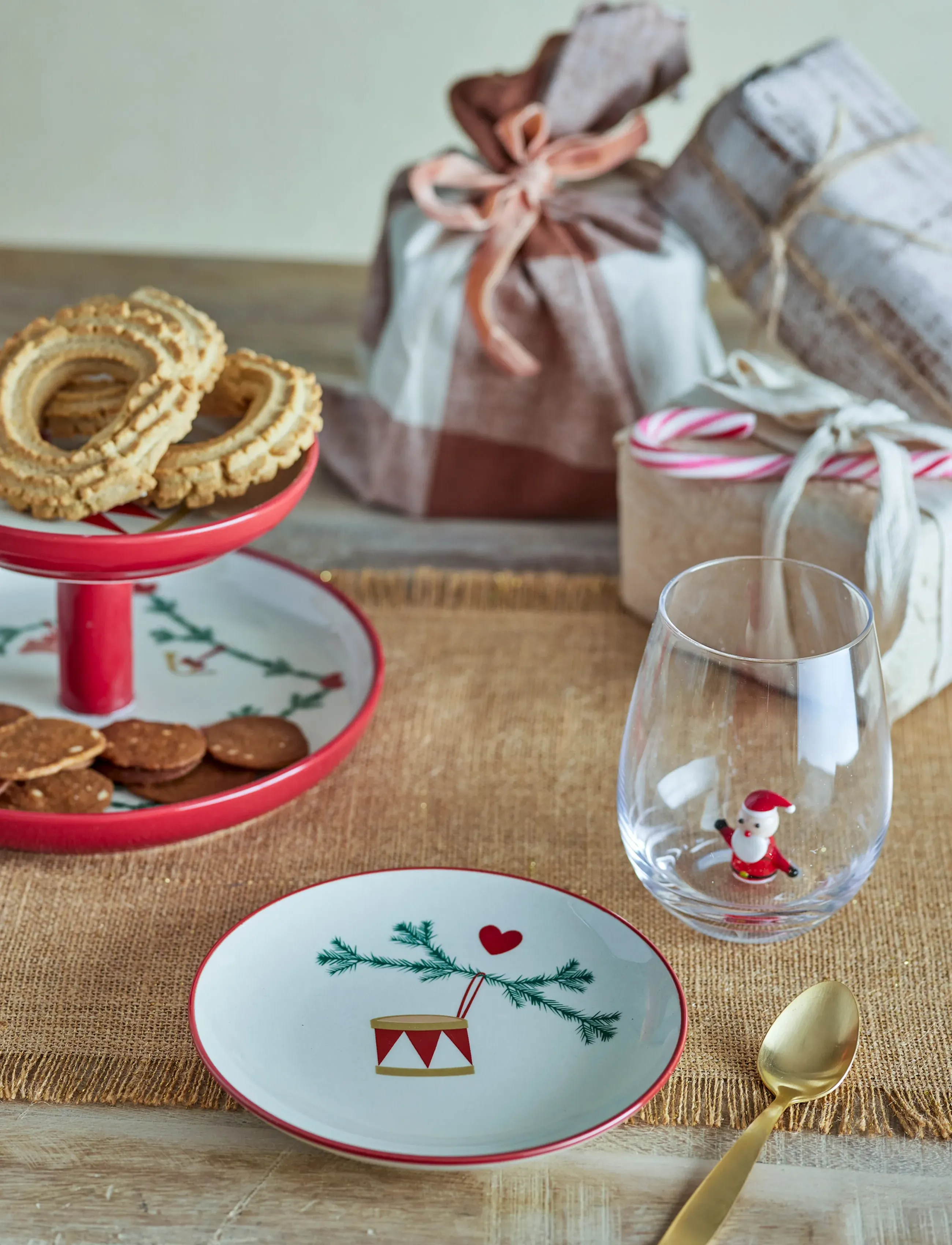 Bloomingville - Yule Plate - weihnachts-tischgedecke - natural - 4