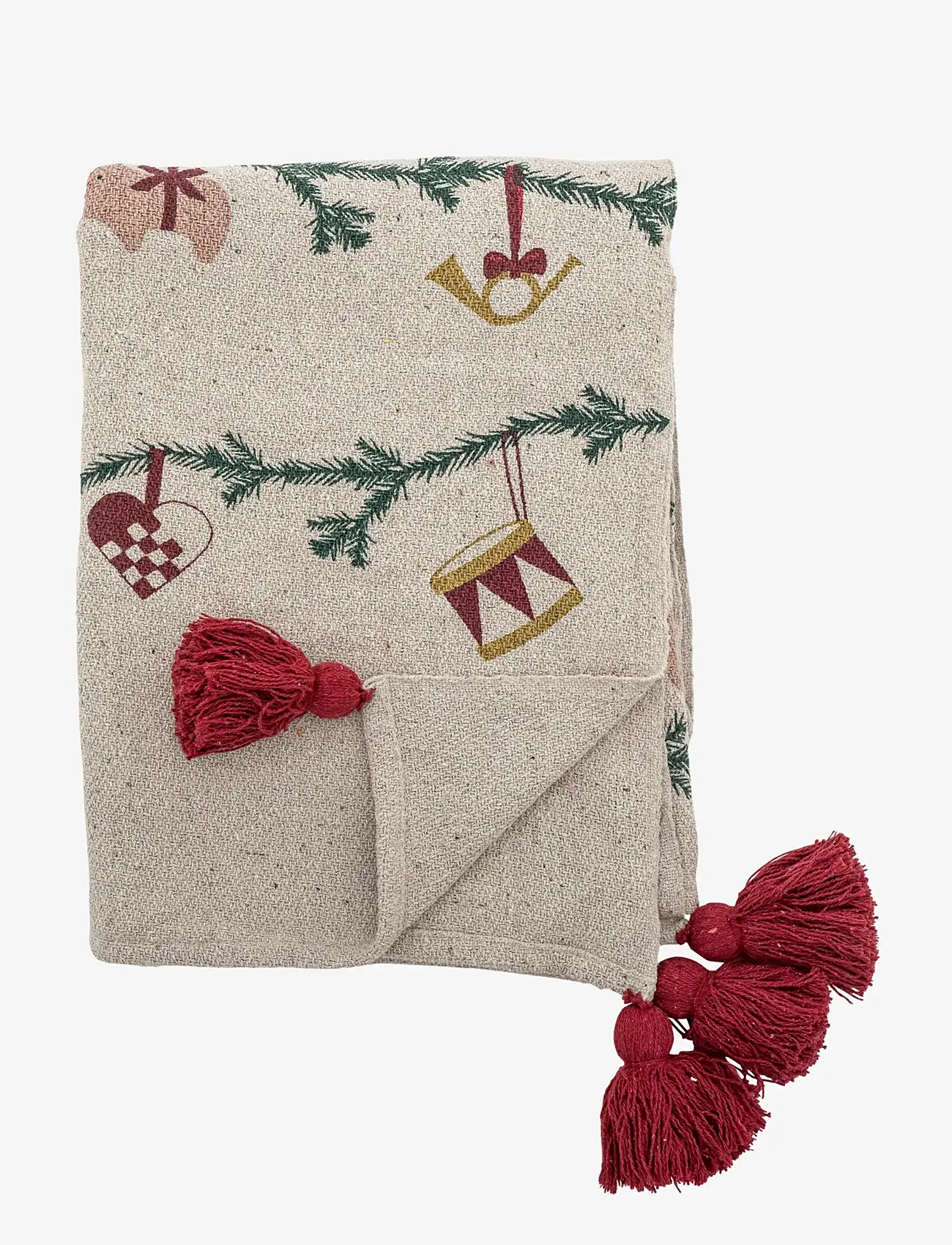 Bloomingville - Yule Throw - lägsta priserna - natural - 0