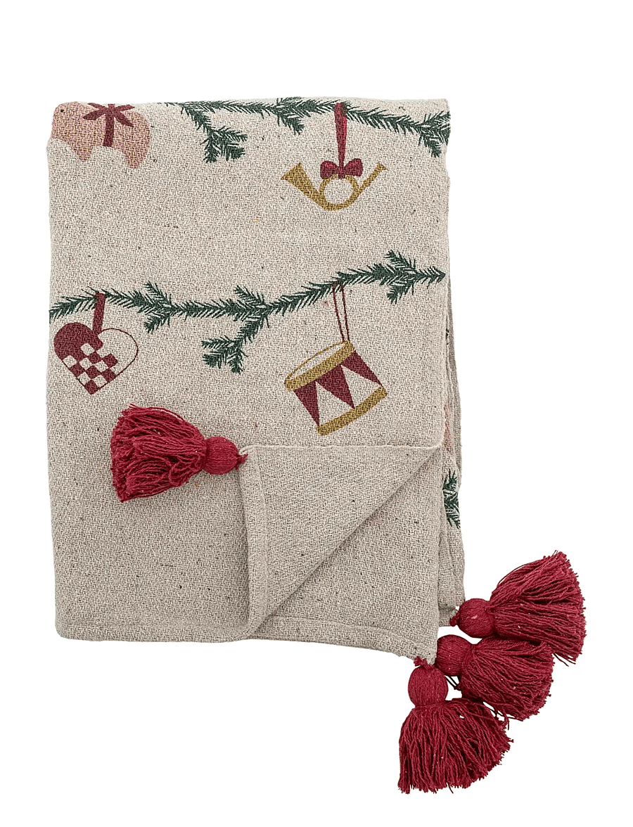 Bloomingville - Yule Throw - natural - 1