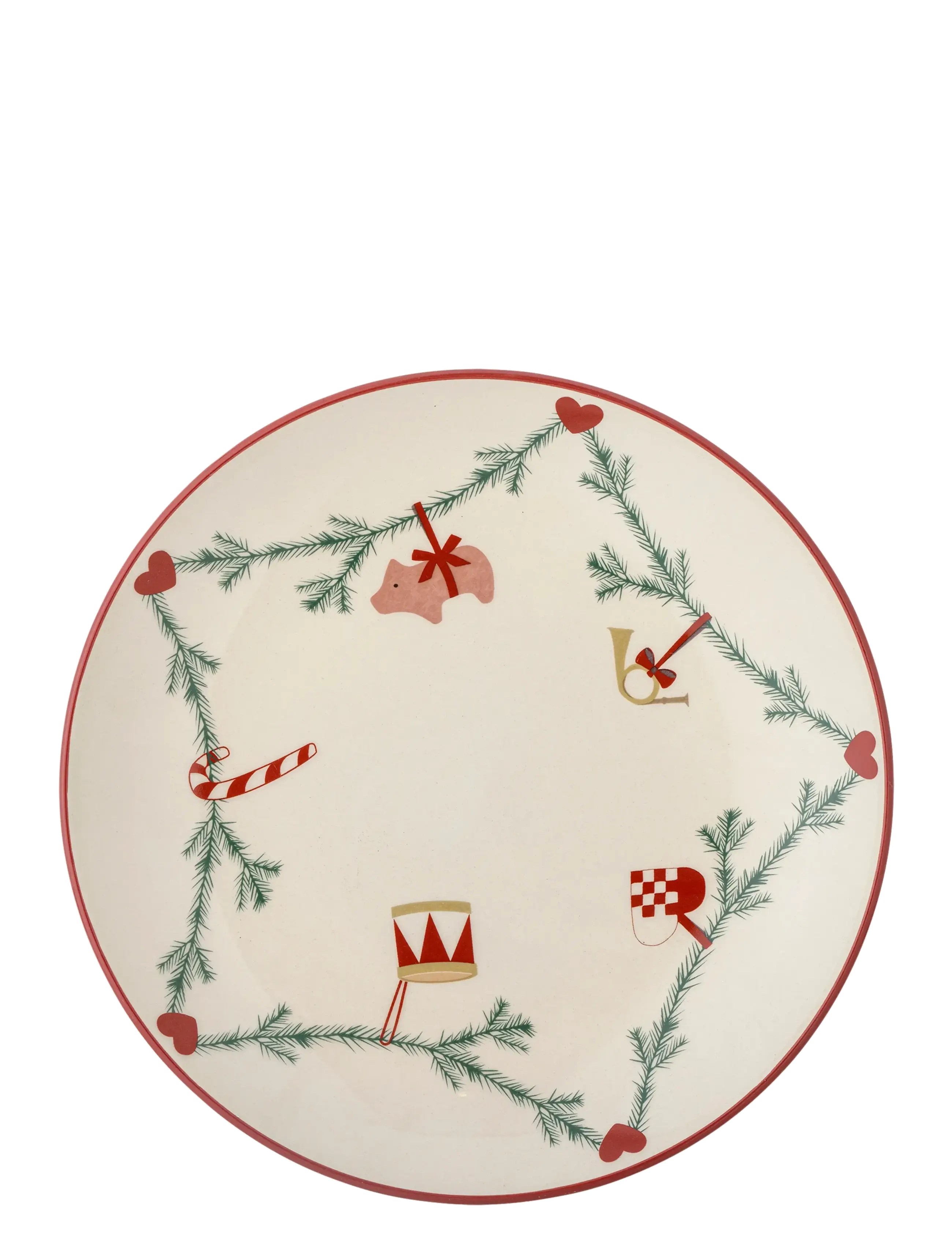Yule Plate - NATURAL
