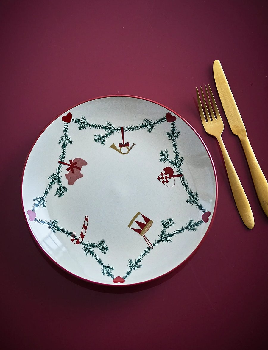 Bloomingville - Yule Plate - die niedrigsten preise - natural - 4