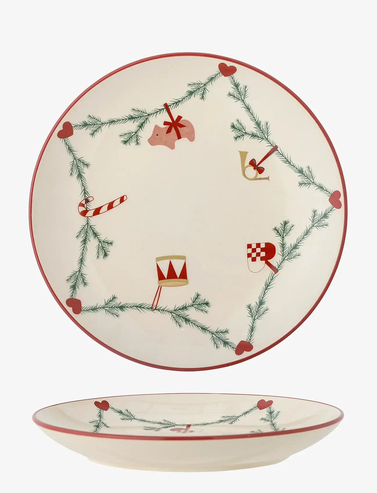 Bloomingville - Yule Plate - natural - 2