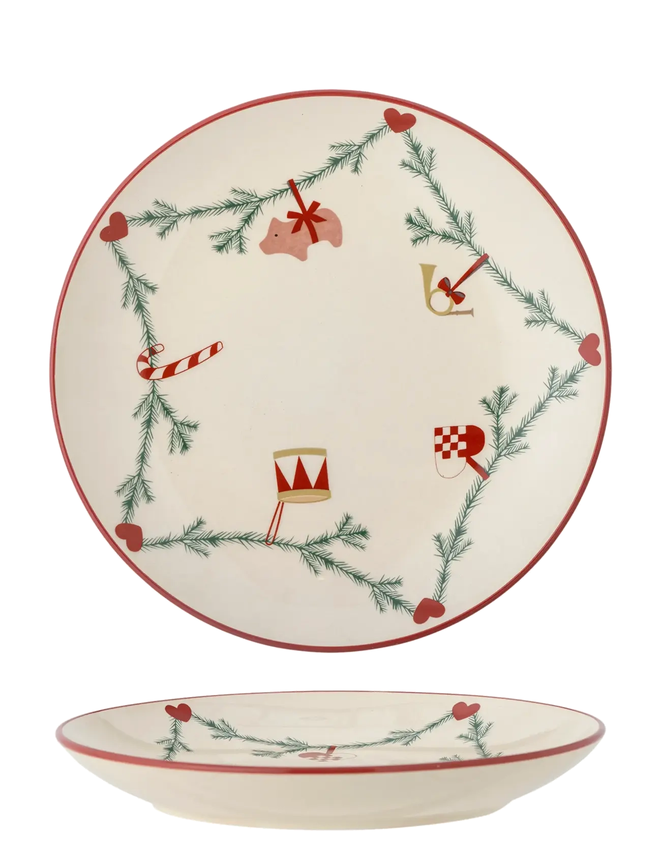 Bloomingville - Yule Plate - mattallrikar - natural - 3