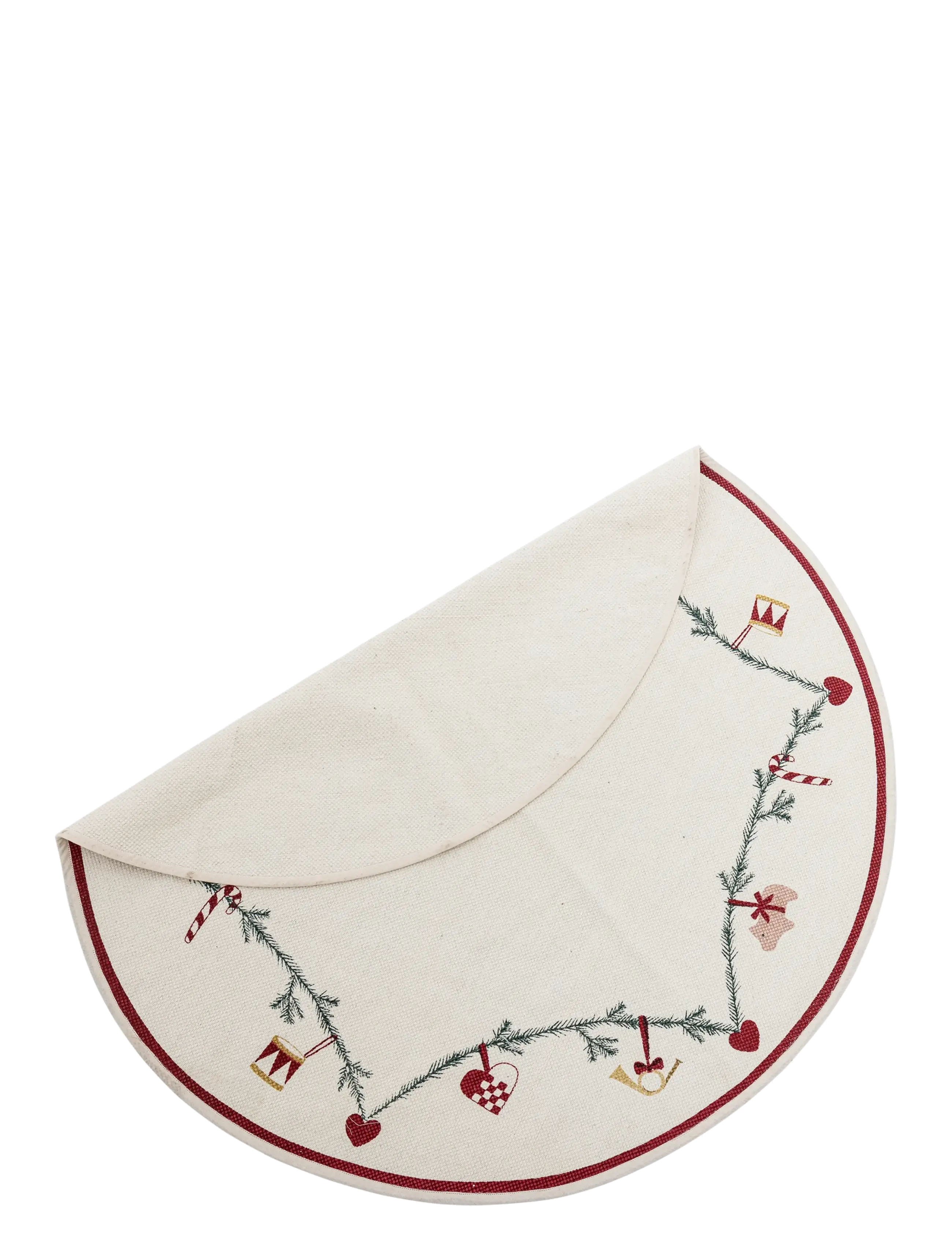 Bloomingville - Yule Tree Rug - red - 2