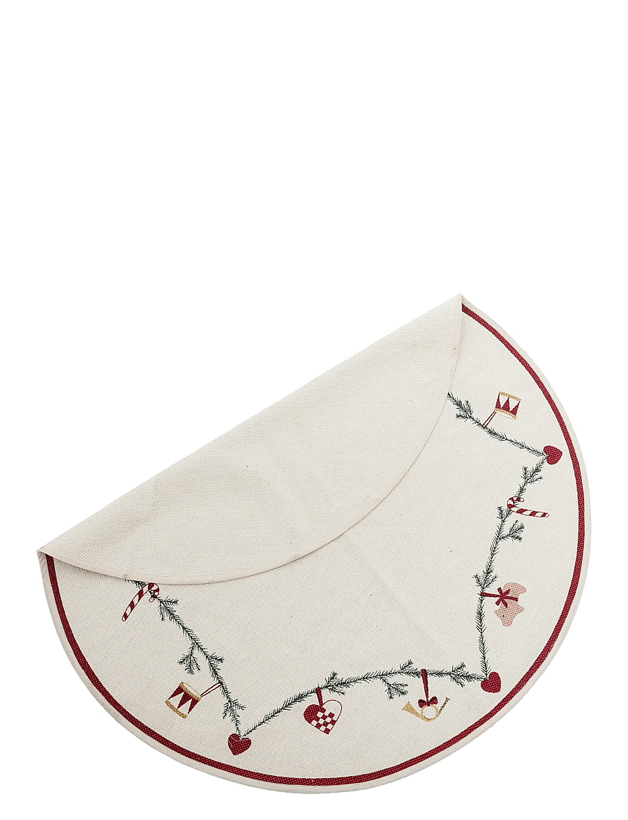 Bloomingville - Yule Tree Rug - red - 2