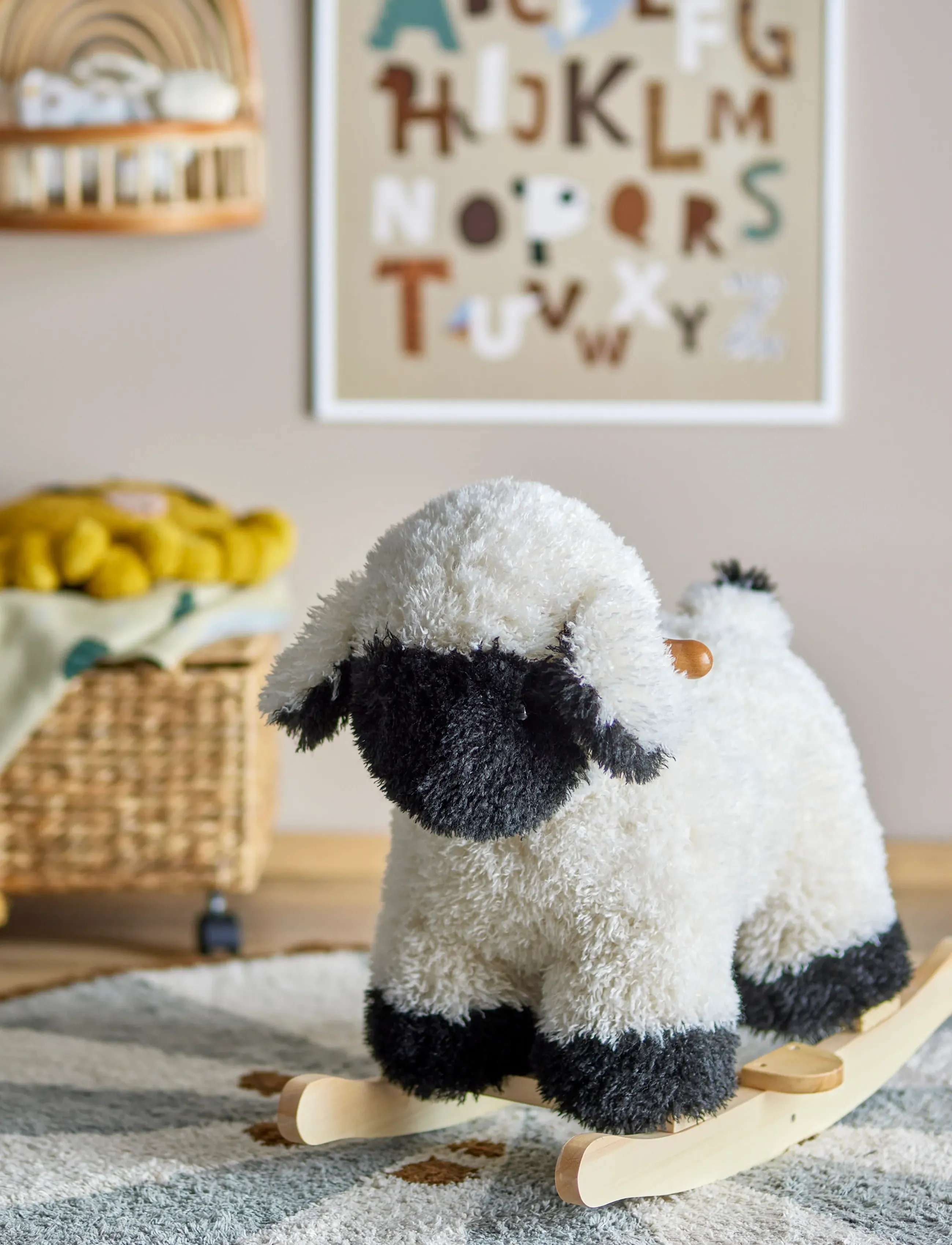 Bloomingville Dolly Rocking Toy, 65X53X34 cm, White, Legetøj > Rocking Legetøj, Børn