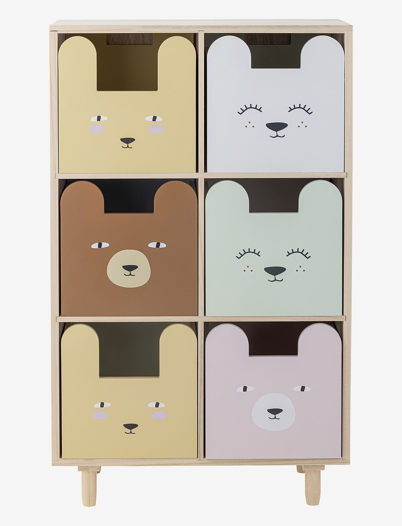 Bloomingville - Calle Bookcase w/Drawers - nature - 0