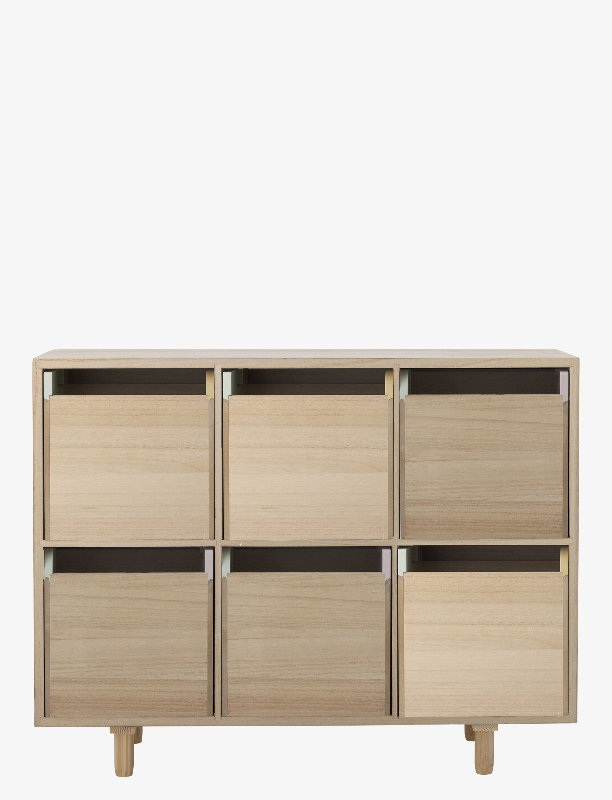 Bloomingville - Calle Bookcase w/Drawers - möbel mit aufbewahrungsfunktion - nature - 2