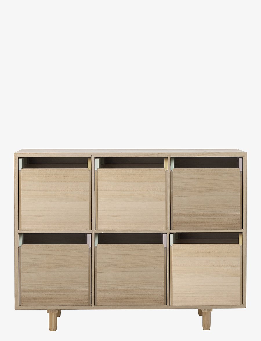 Bloomingville - Calle Bookcase w/Drawers - hoiumööbel - nature - 2