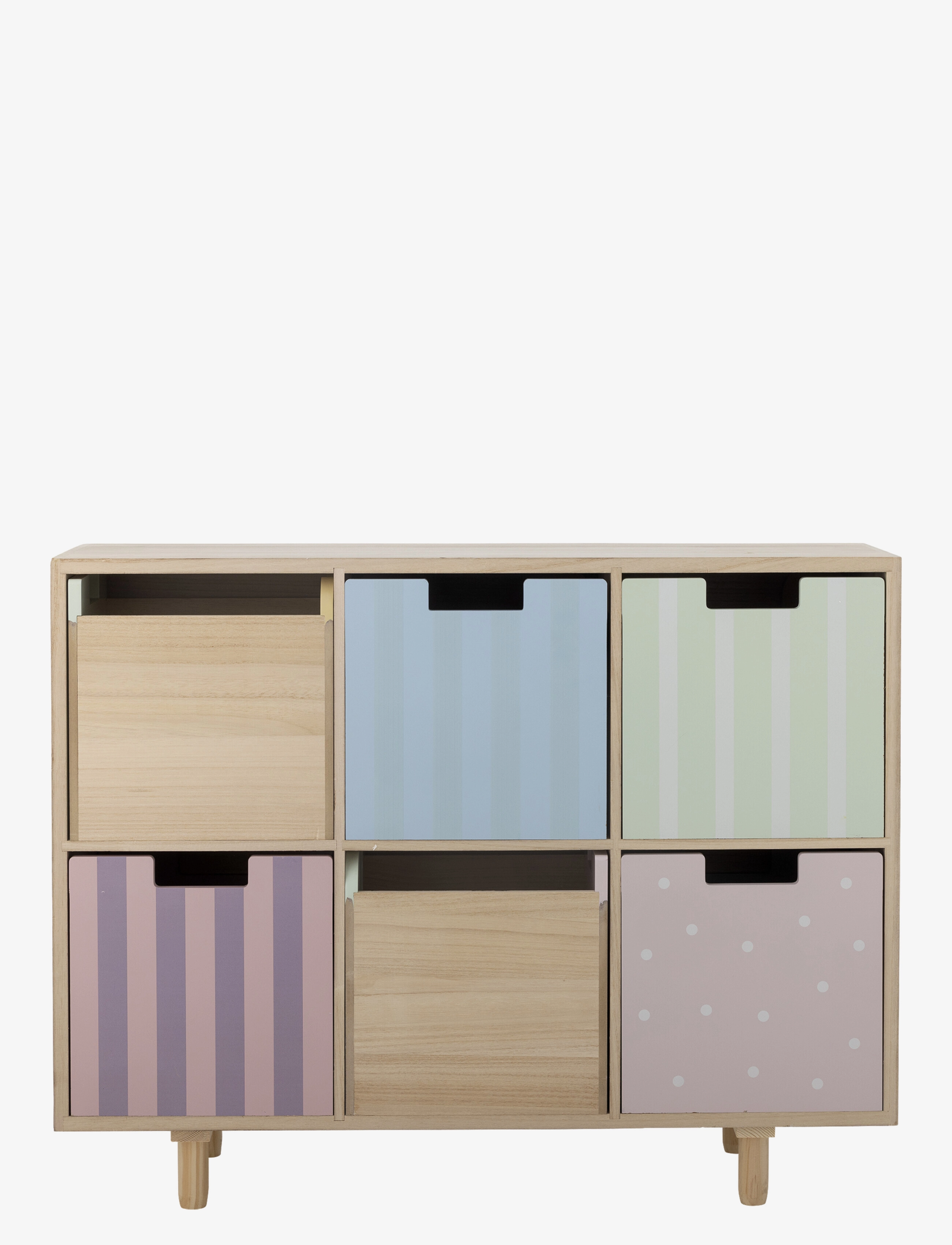 Bloomingville - Calle Bookcase w/Drawers - möbel mit aufbewahrungsfunktion - nature - 4
