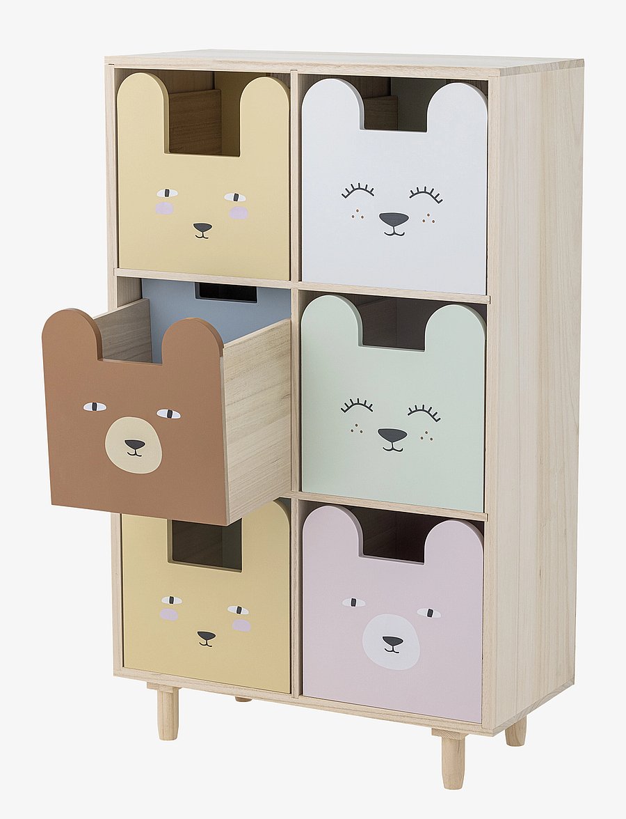 Bloomingville - Calle Bookcase w/Drawers - hoiumööbel - nature - 5