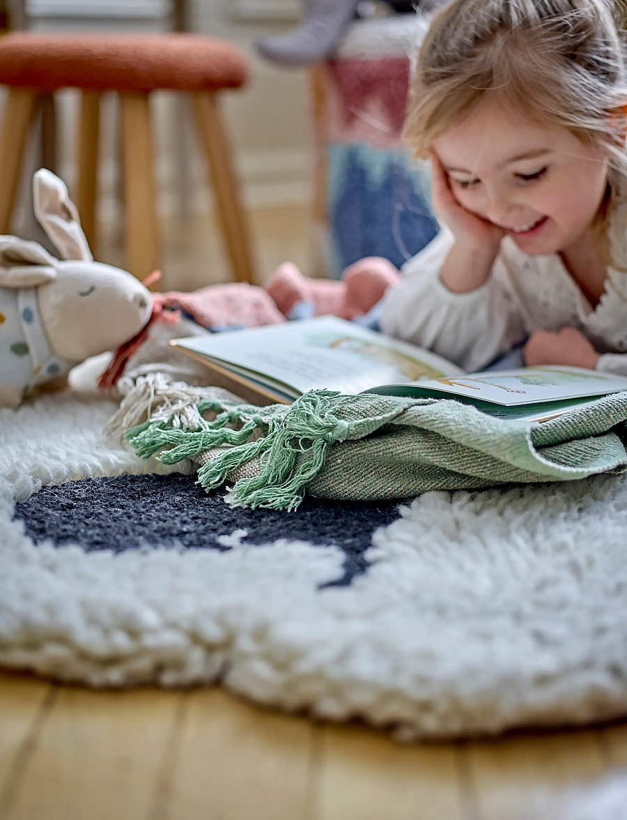Bloomingville - Dolly Rug - asümmeetrilised vaibad - white - 2