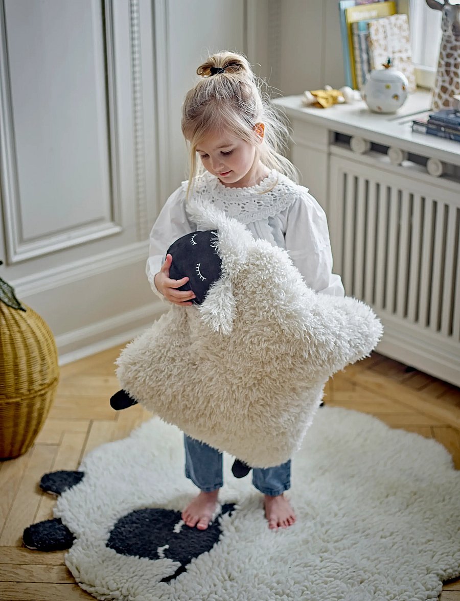 Bloomingville - Dolly Rug - asümmeetrilised vaibad - white - 3