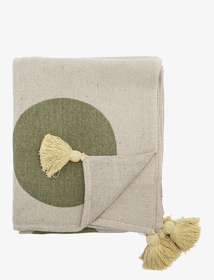 Bloomingville - Clennie Throw - die niedrigsten preise - nature - 0