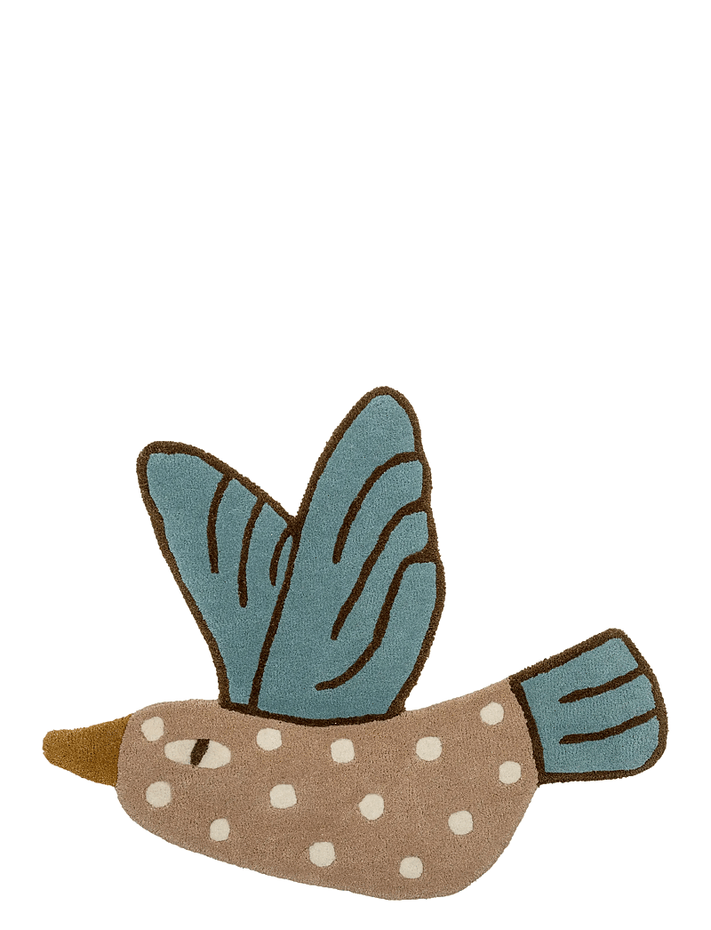 Bloomingville - Blue Jay Rug - blue - 0