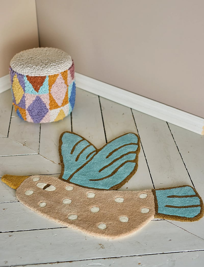 Bloomingville - Blue Jay Rug - blue - 3