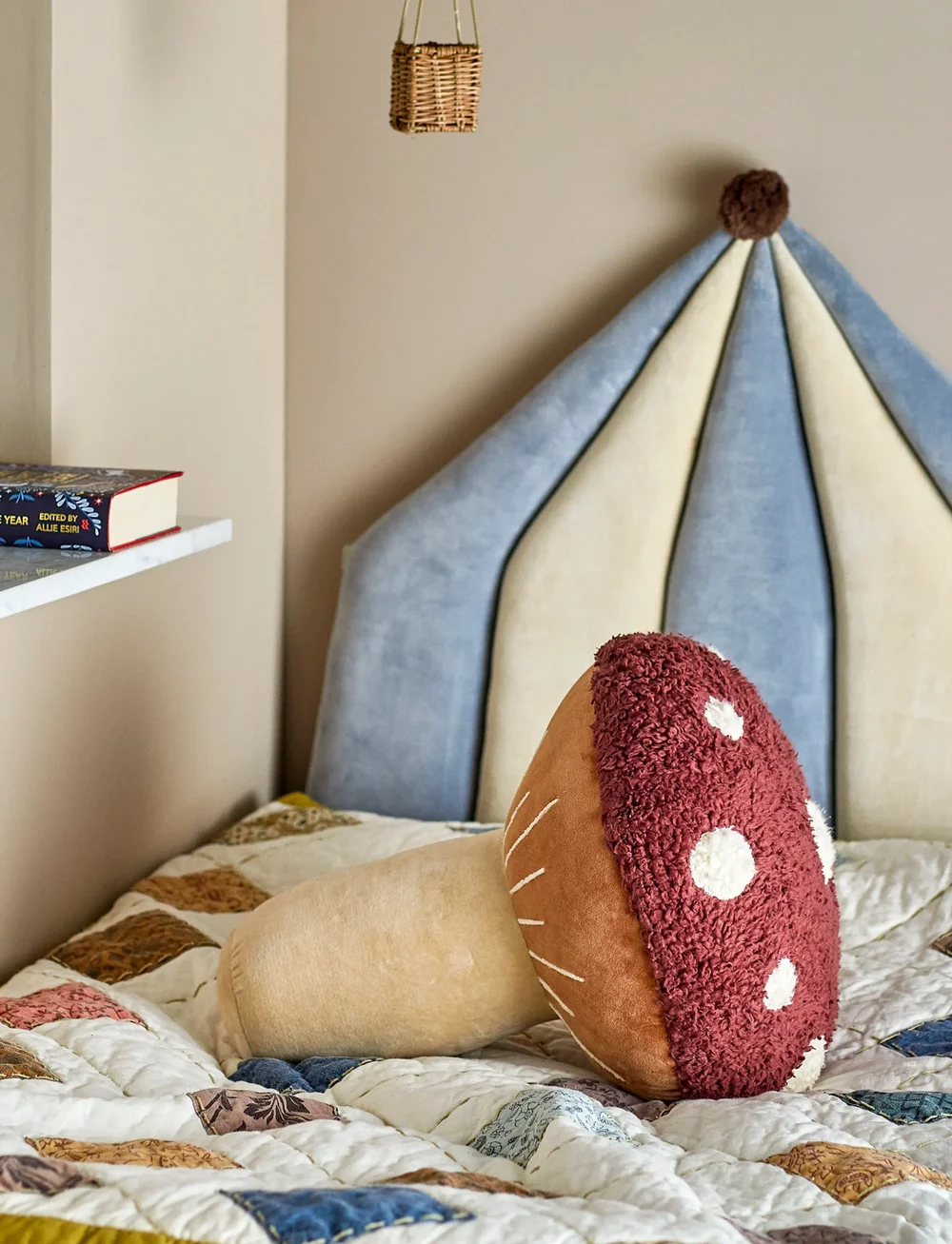 Bloomingville - Mushroom Cushion - ilupadjad - red - 3