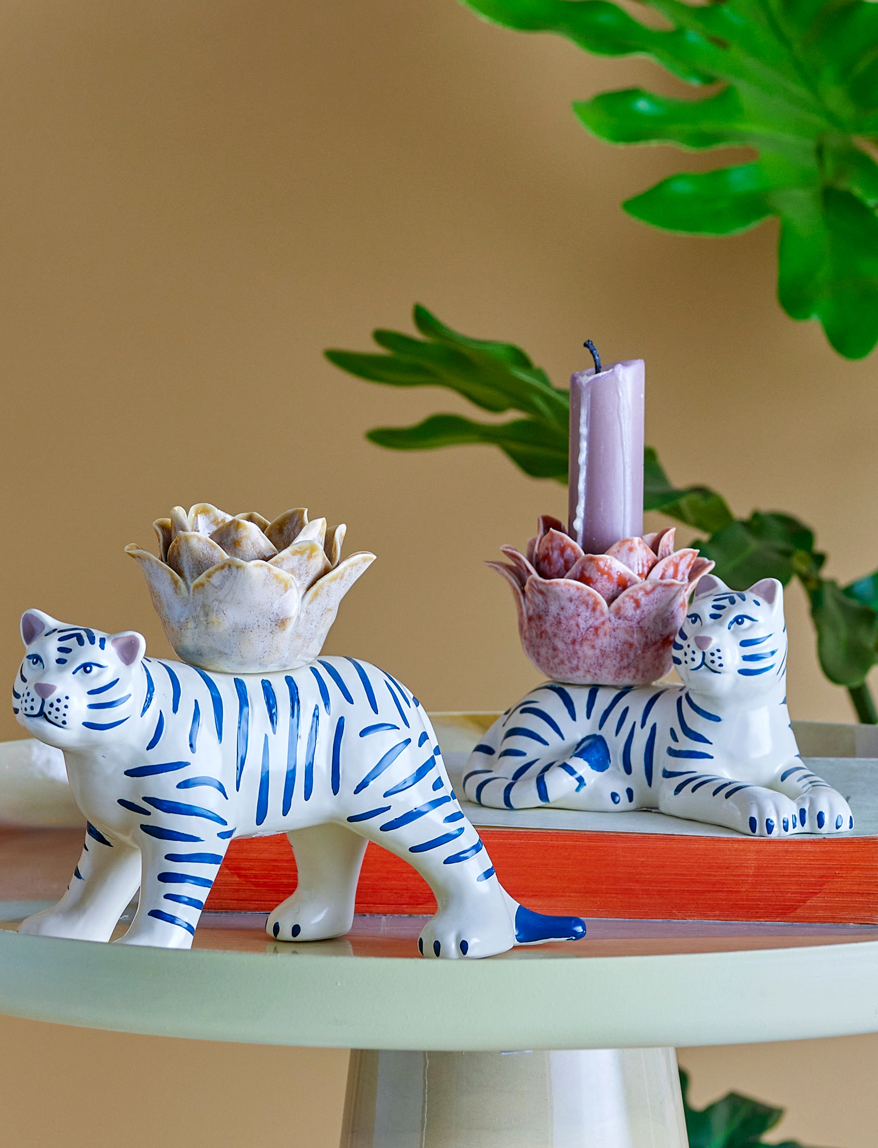 Bloomingville - Rory Candle Holder - köp efter pris - white - 4