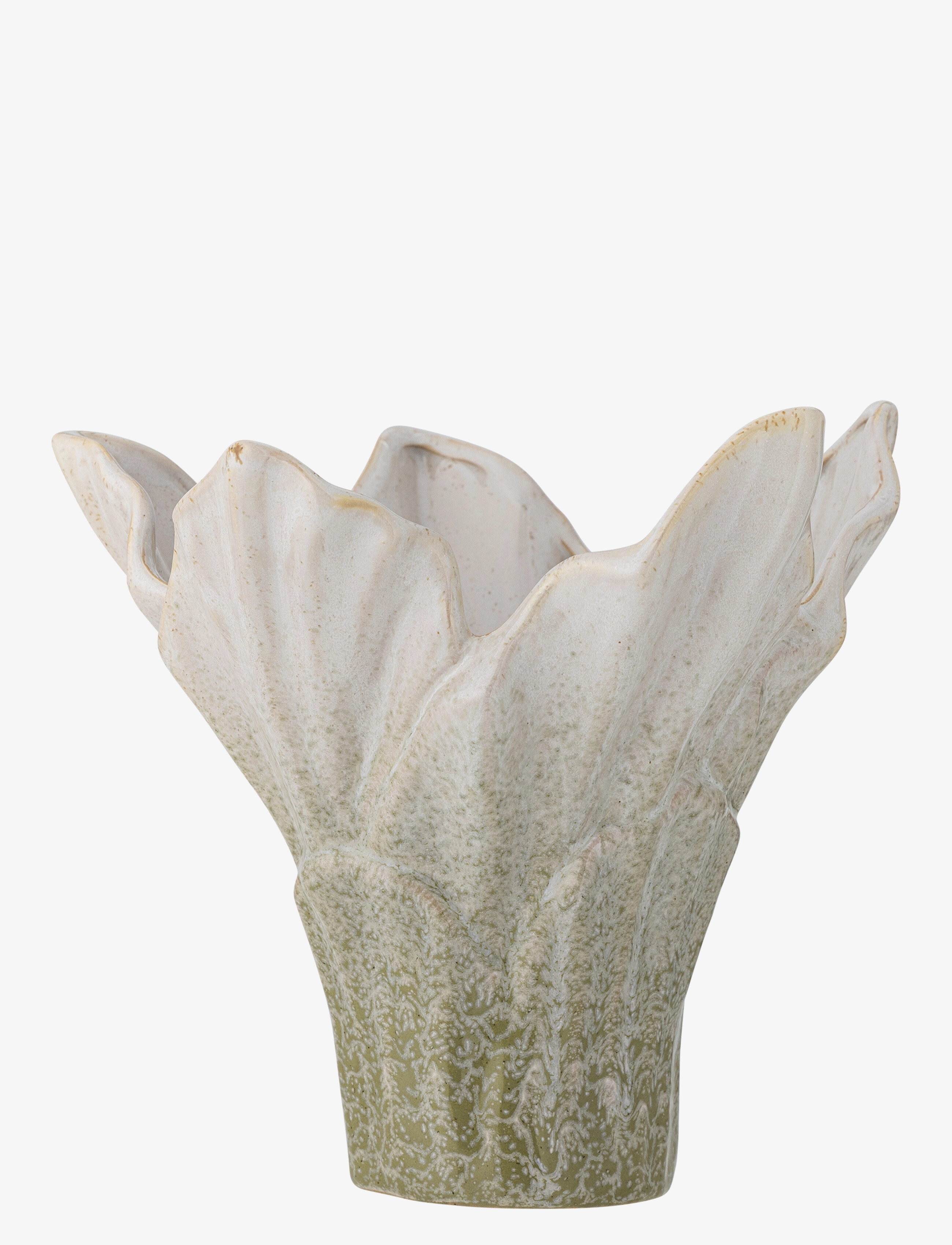 Bloomingville Erato Vase, Stor vase, Grøn, Str: Ø 22 cm