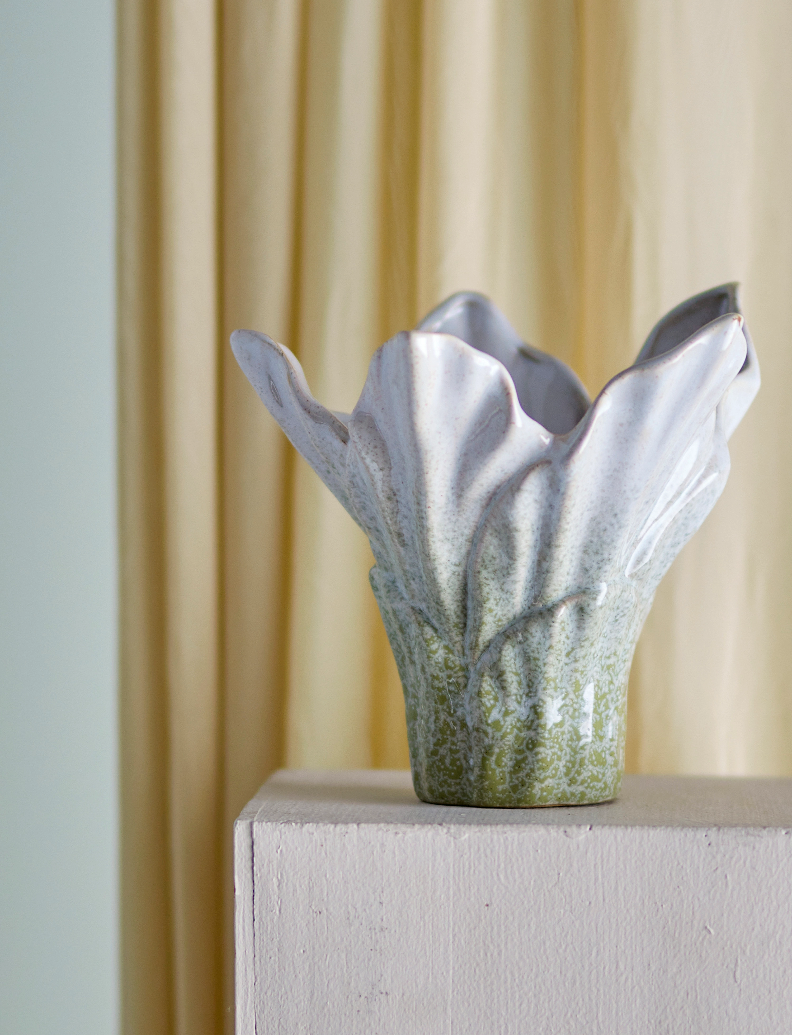 Bloomingville Erato Vase, Ø 22 cm, Vases, Grün - Big Homeware