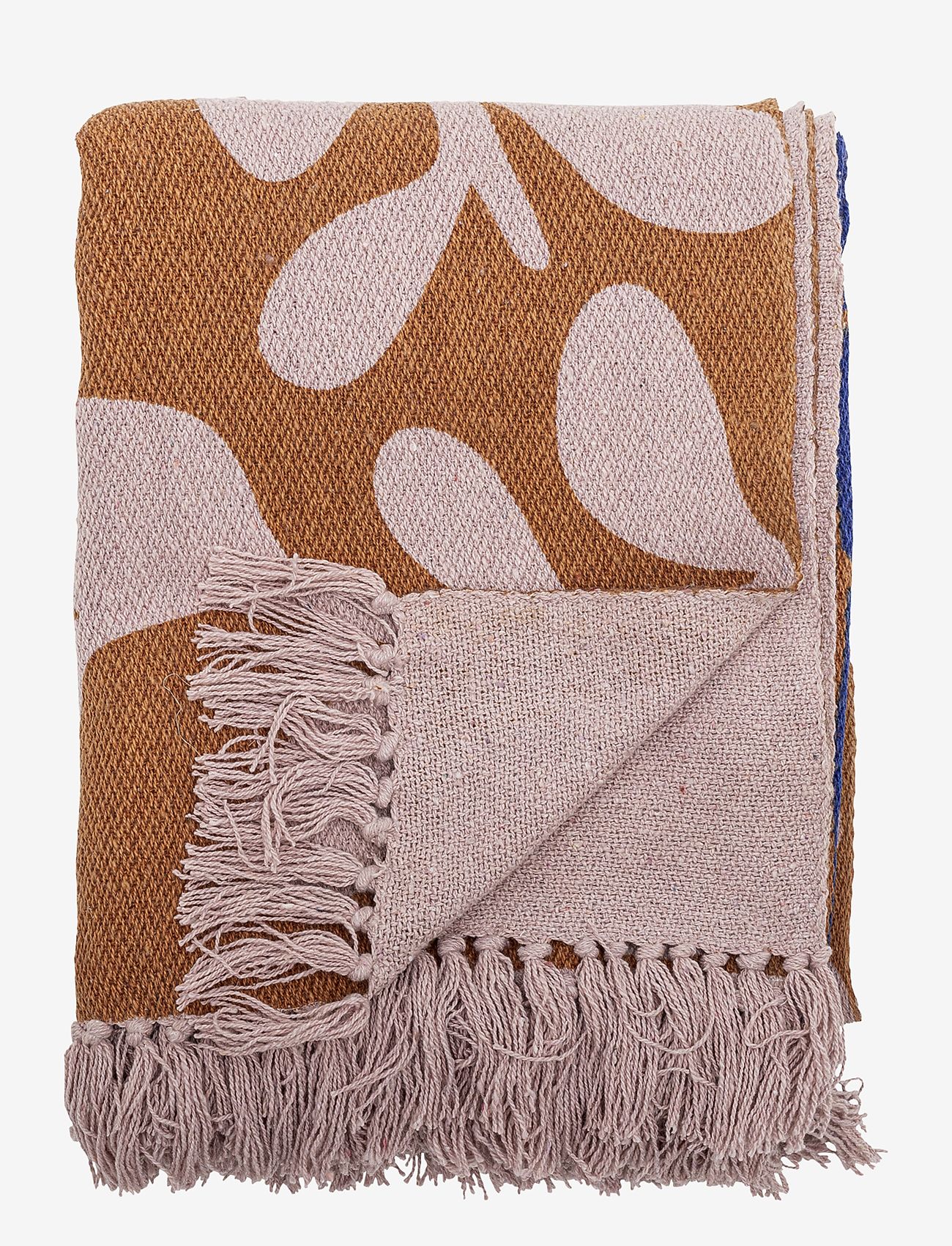 Bloomingville - Atle Throw - laveste priser - brown - 0