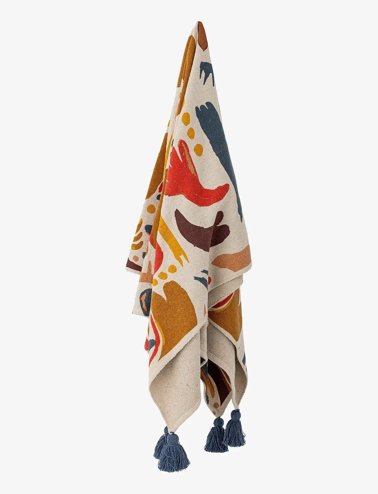 Bloomingville - Horus Throw - teppi og ábreiður - orange - 1