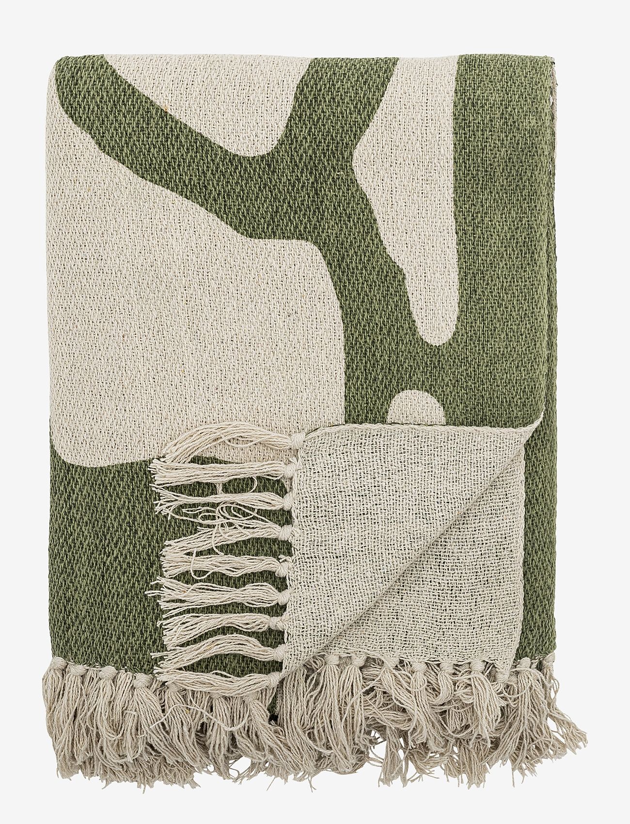 Bloomingville Dalmine Throw - Filtar & Plädar - GREEN / green