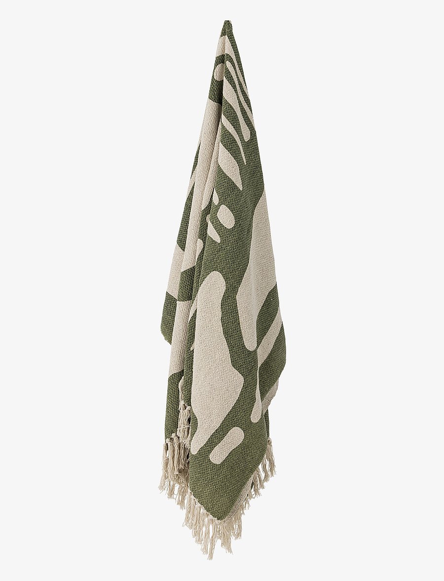 Bloomingville - Dalmine Throw - decken - green - 1