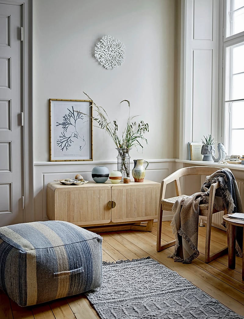 Bloomingville - Maji Throw, Brown, Recycled Cotton - köp efter pris - brown - 3