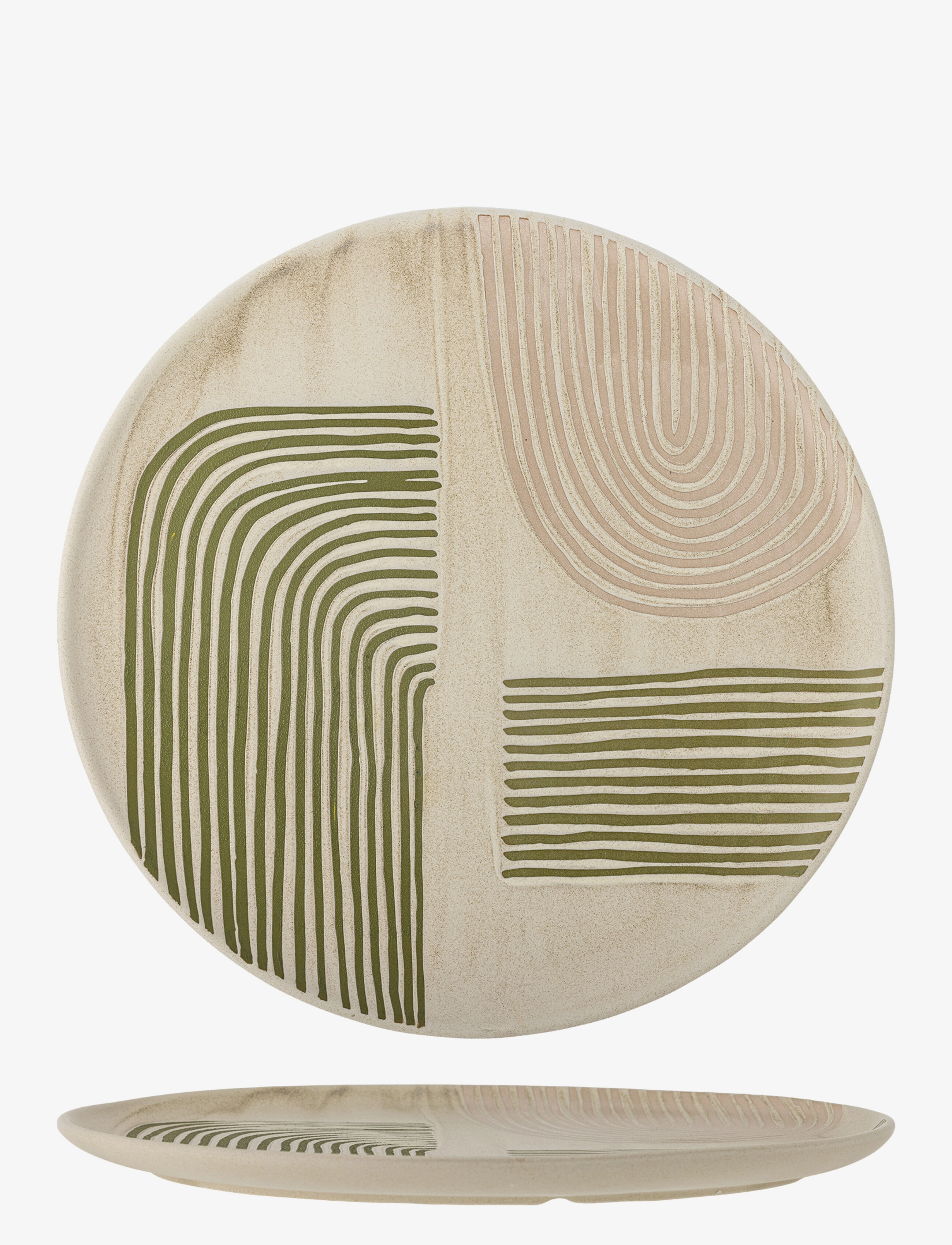 BLOOMINGVILLE Amica Serving Plate Patterned - Ø 39 Cm - Unisex