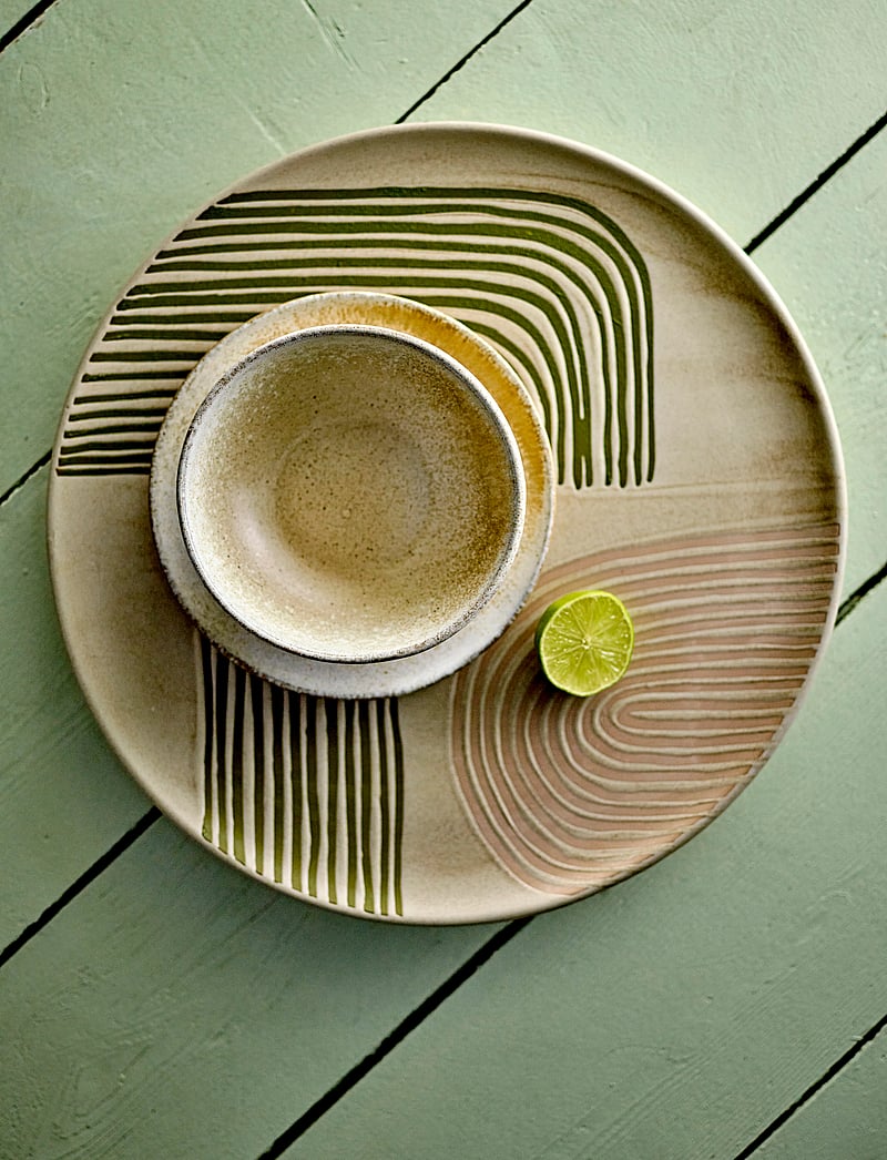 Bloomingville - Amica Serving Plate - servierplatten - rose - 4