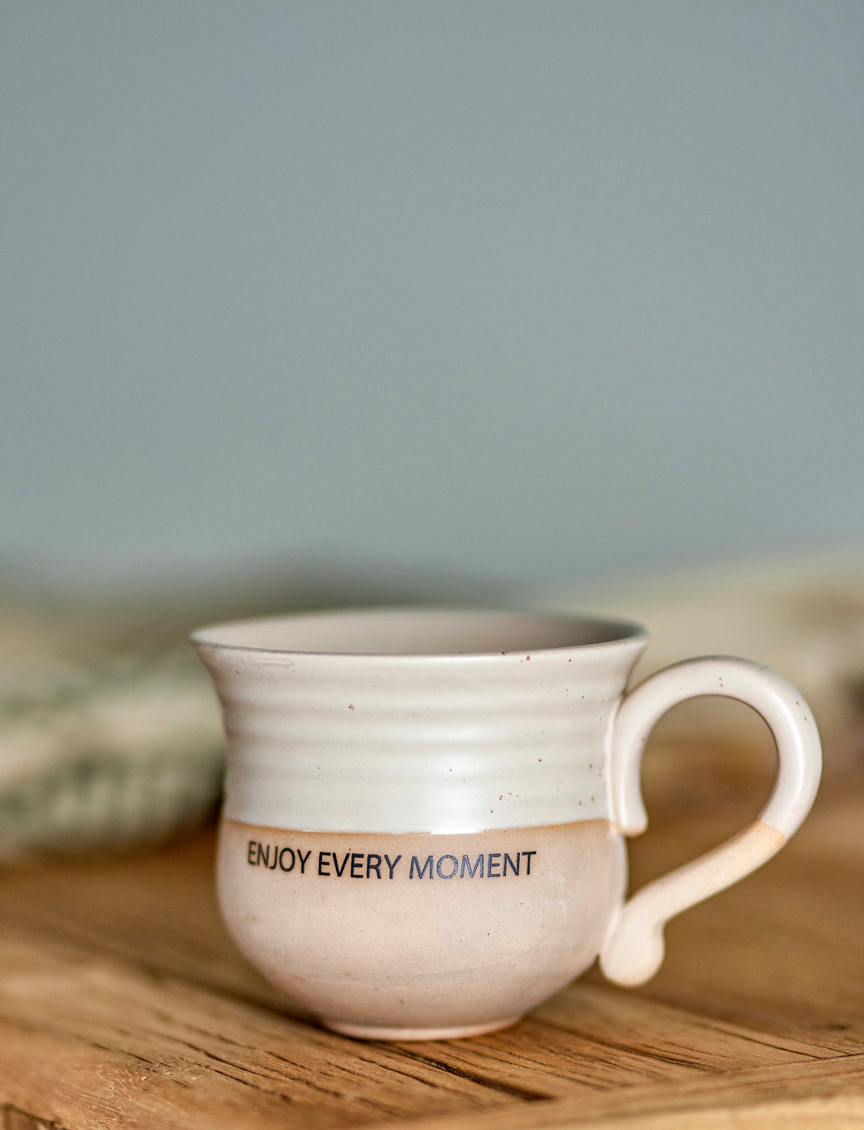 Bloomingville Claire Cup, 45 CL, Cups & Mugs, Beige - Coffee Cups, Homeware