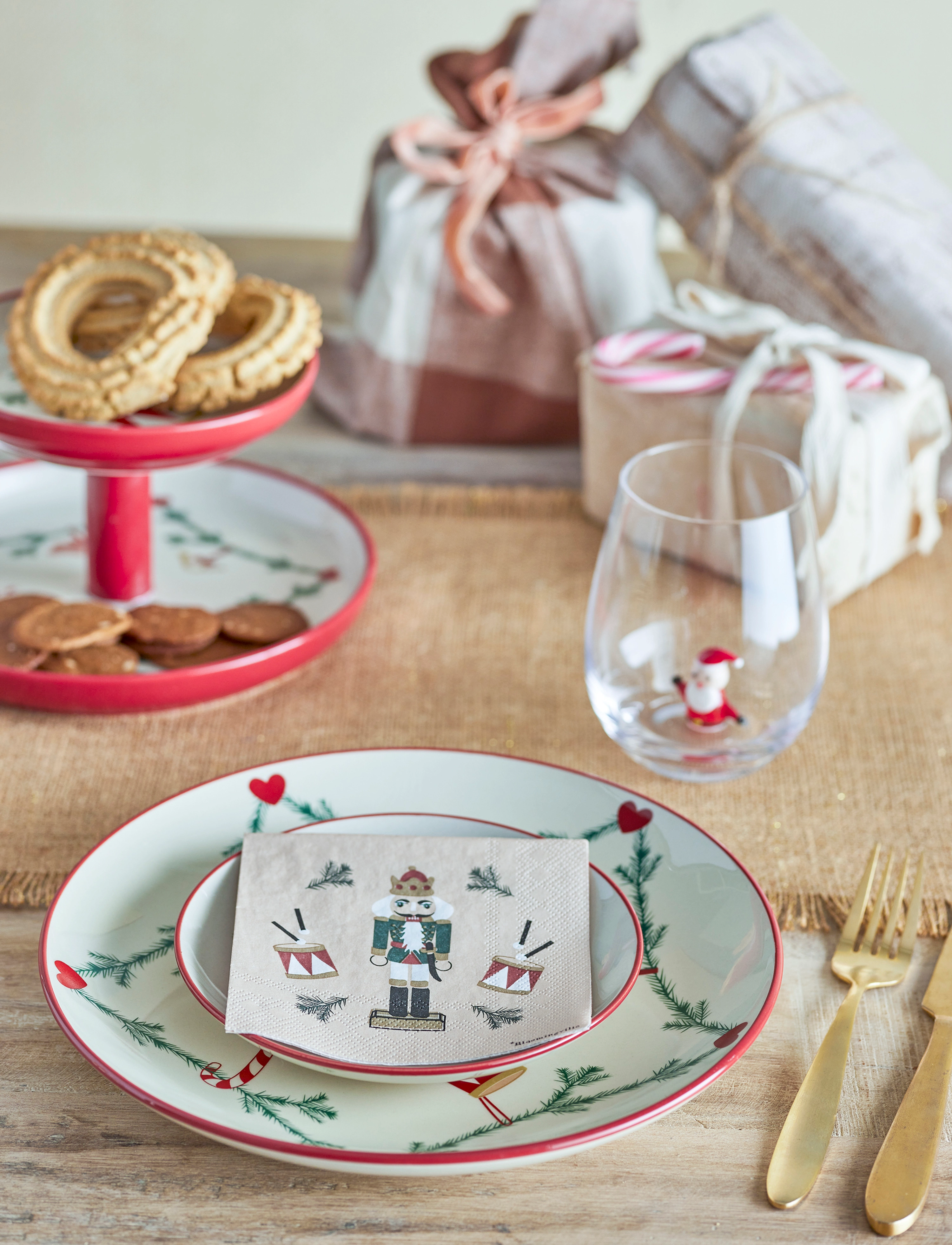 Bloomingville - Jolly Napkin - green - 4
