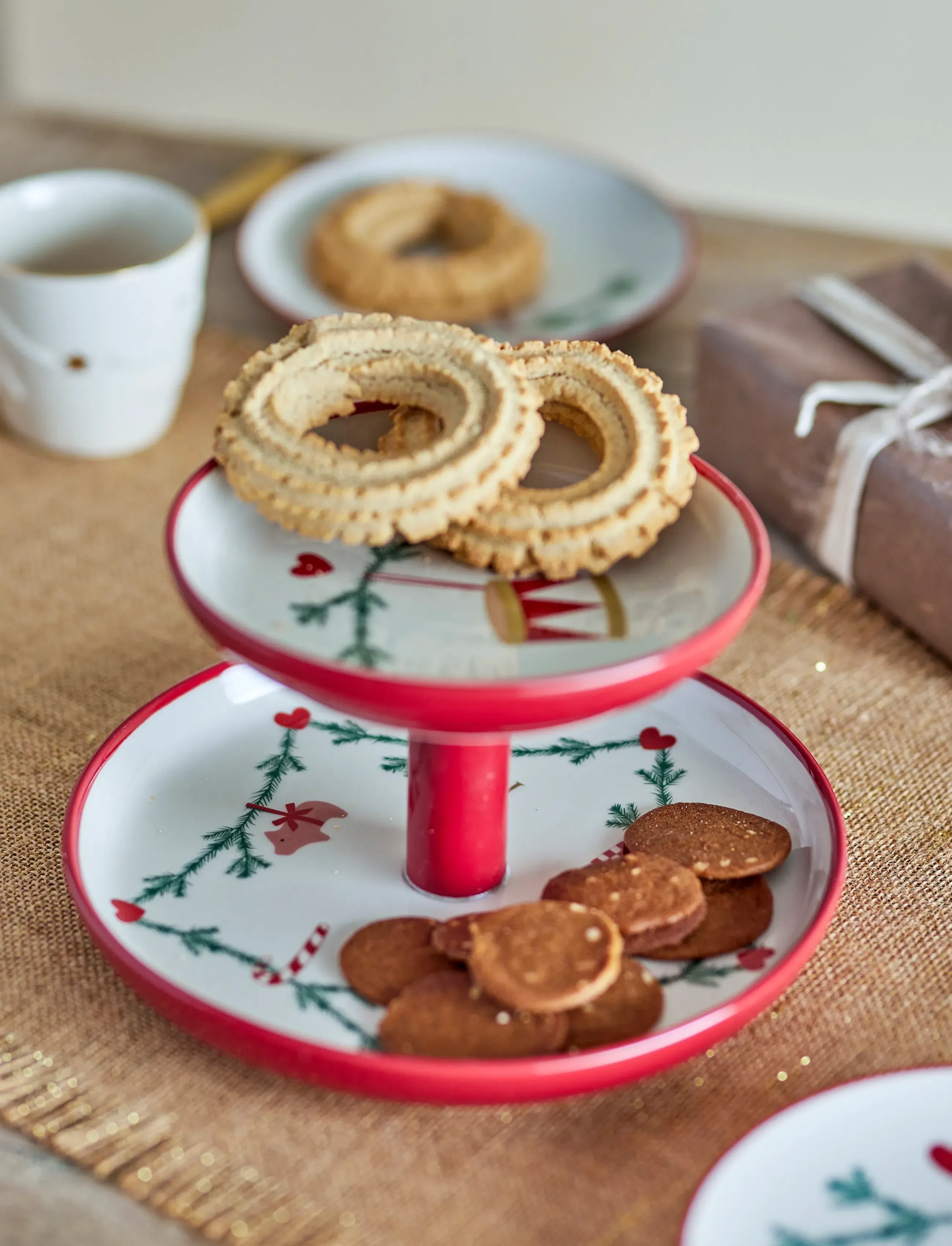 Bloomingville - Yule Etagere - kuchenplatten - natural - 0
