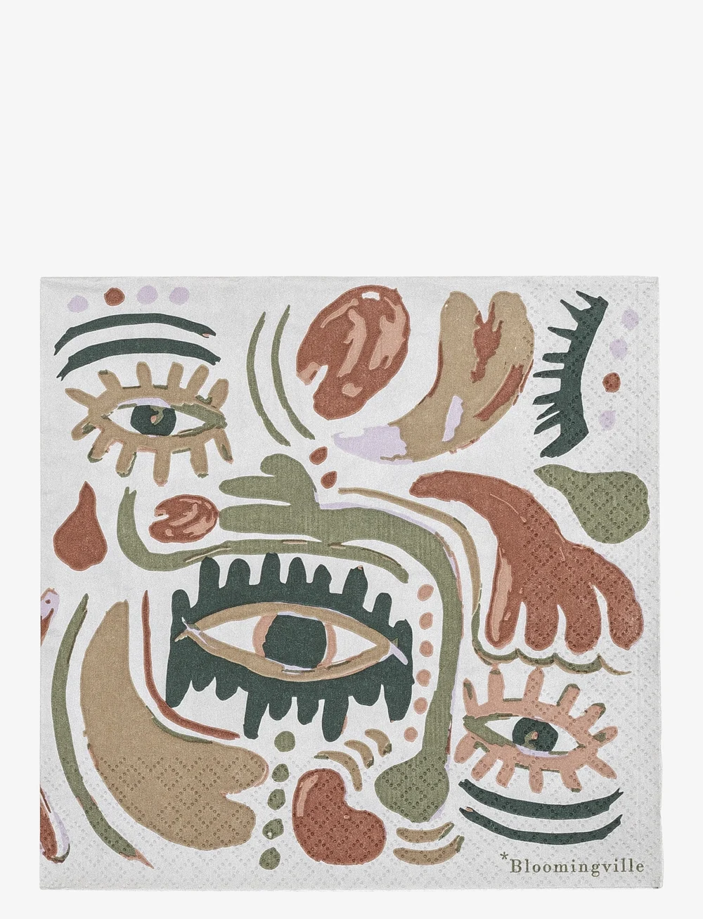 Bloomingville - Horus Napkin - pabersalvrätikud - orange - 0