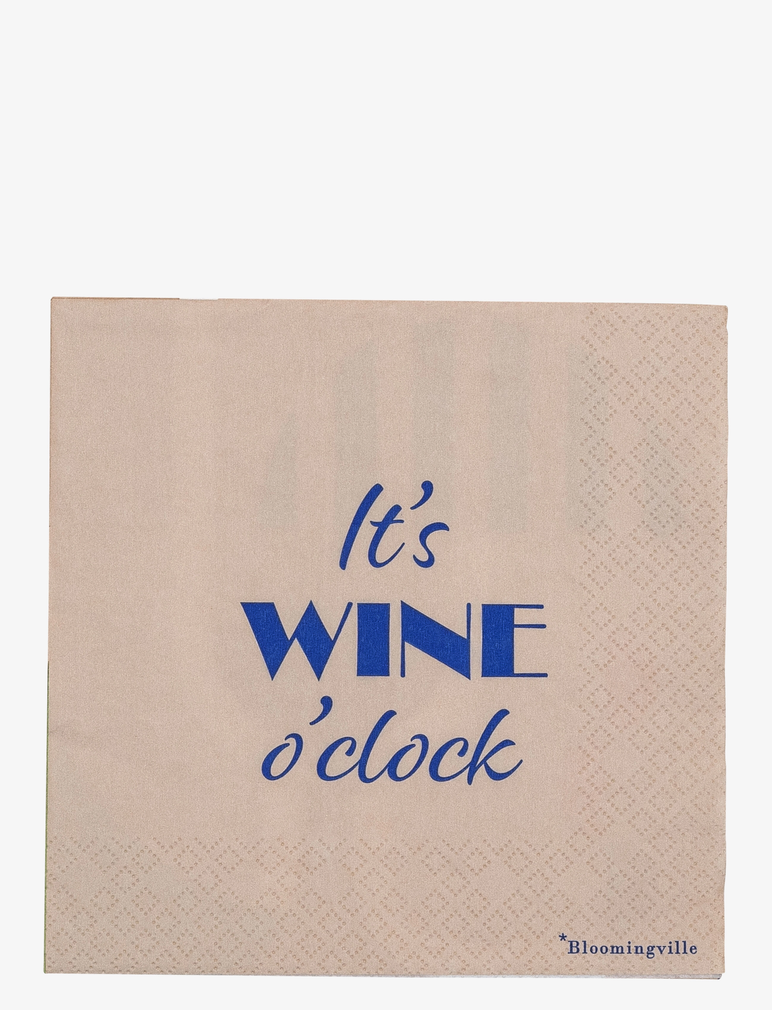 BLOOMINGVILLE Wine Serviette Patterned - One Size - Unisex