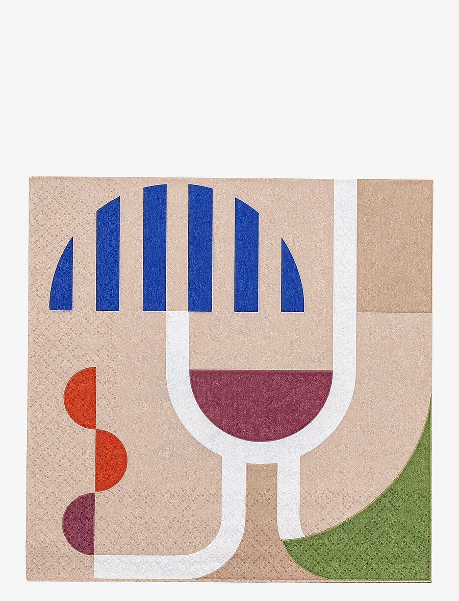 Bloomingville - Wine Napkin - stoffservietten - blue - 1