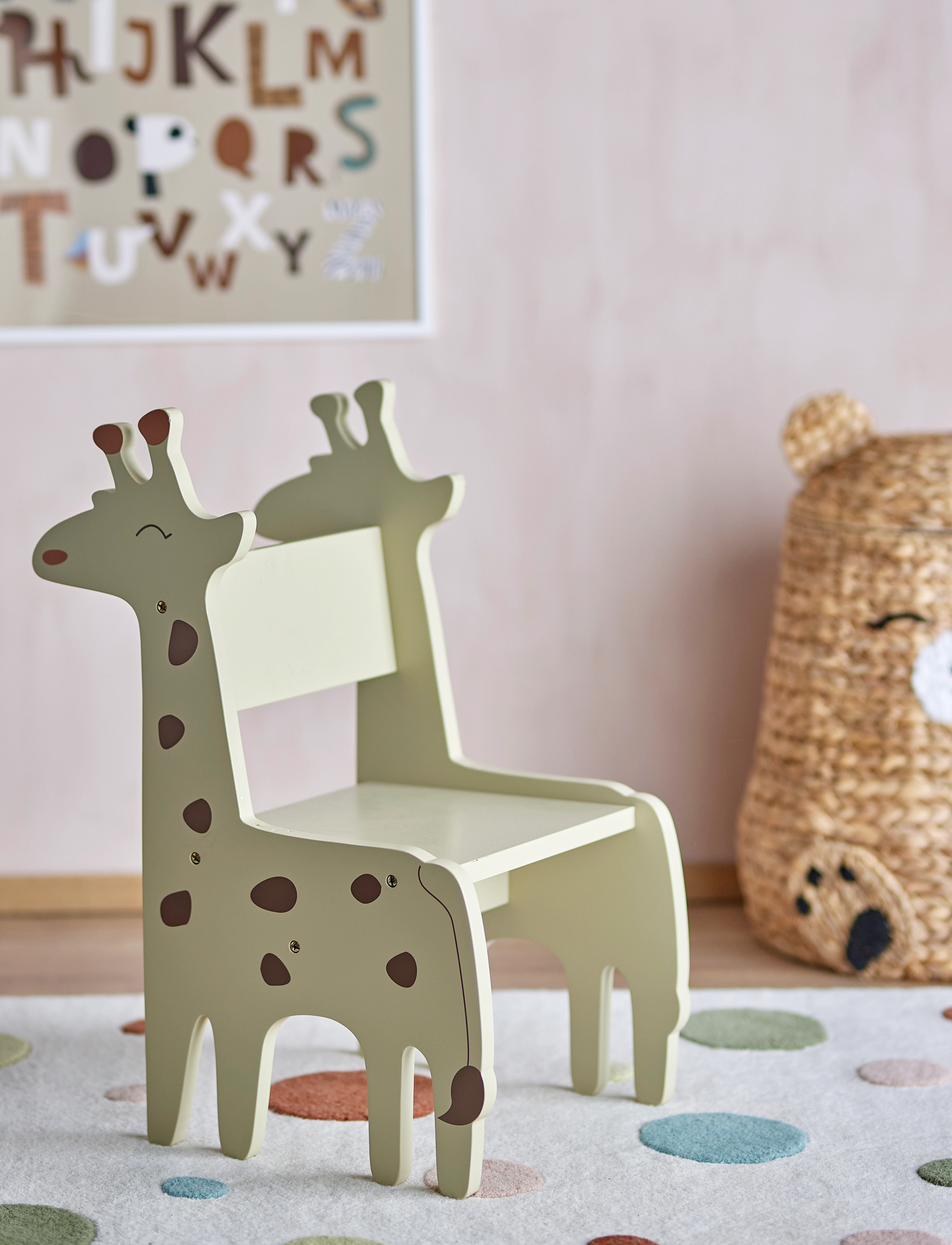 Bloomingville Ibber Chair, 62X45X34 cm, Furniture, Grau - Chairs & Stools, Kinder