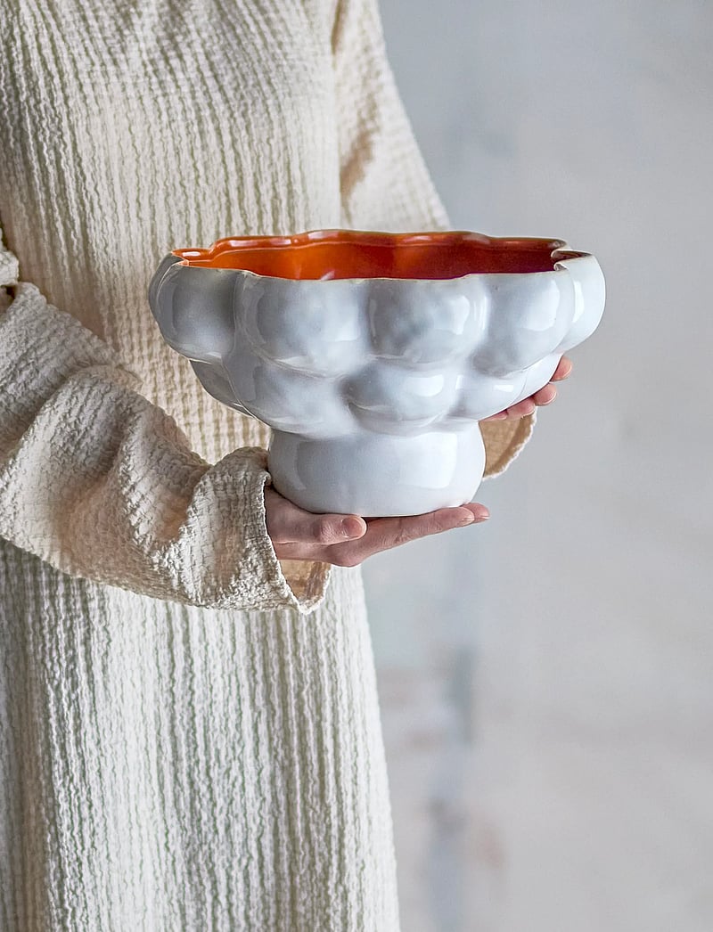 Bloomingville - Valkyrie Bowl - obstschalen - white - 0