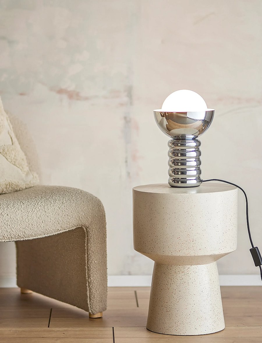 Bloomingville - Spike Table lamp - schreibtisch- & tischlampen - silver - 1