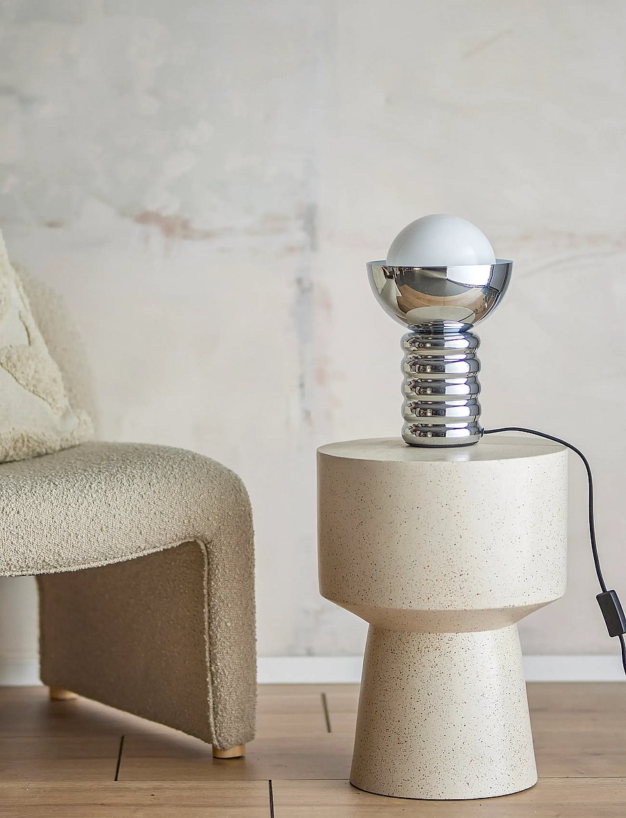 Bloomingville - Spike Table lamp - schreibtisch- & tischlampen - silver - 2