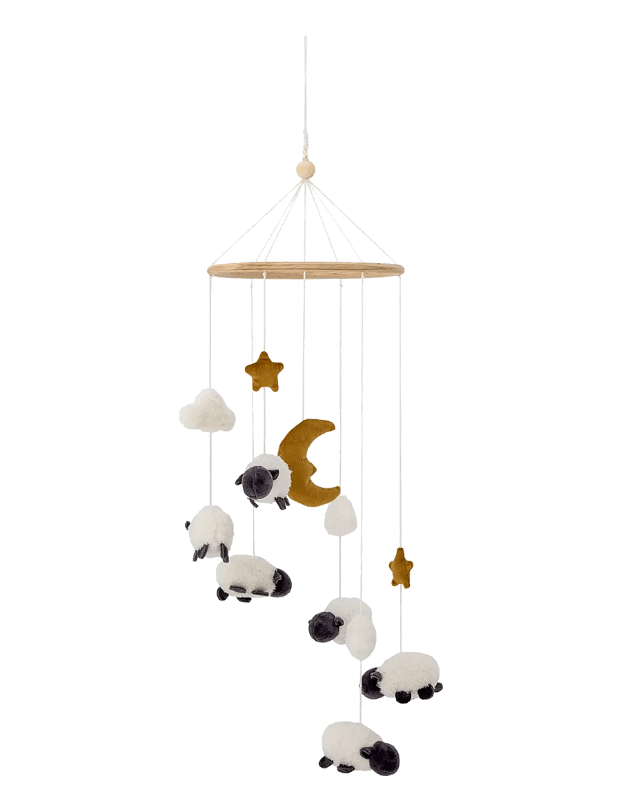 Bloomingville - Dolly Mobile - dekorationsdetaljer - white - 1