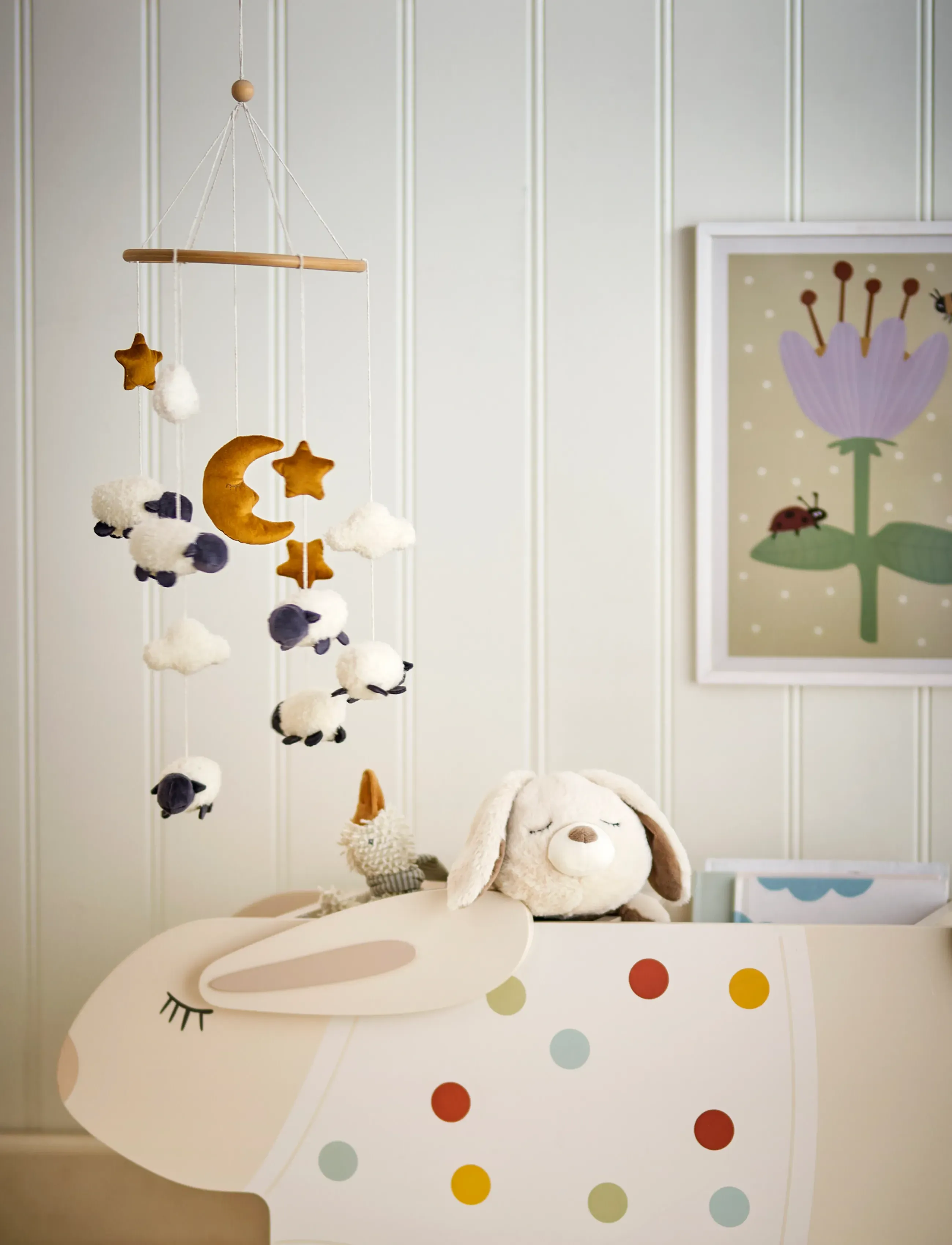 Bloomingville Dolly Mobile, 75 cm, White, Børneindretning > Dekorationstilbehør-Detaljer, Børn